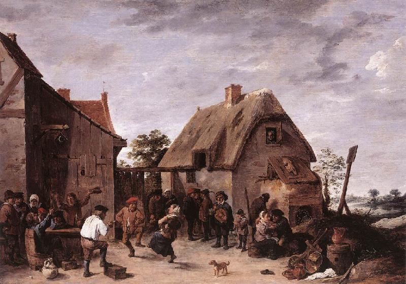 TENIERS, David the Younger Flemish Kermess kh Norge oil painting art